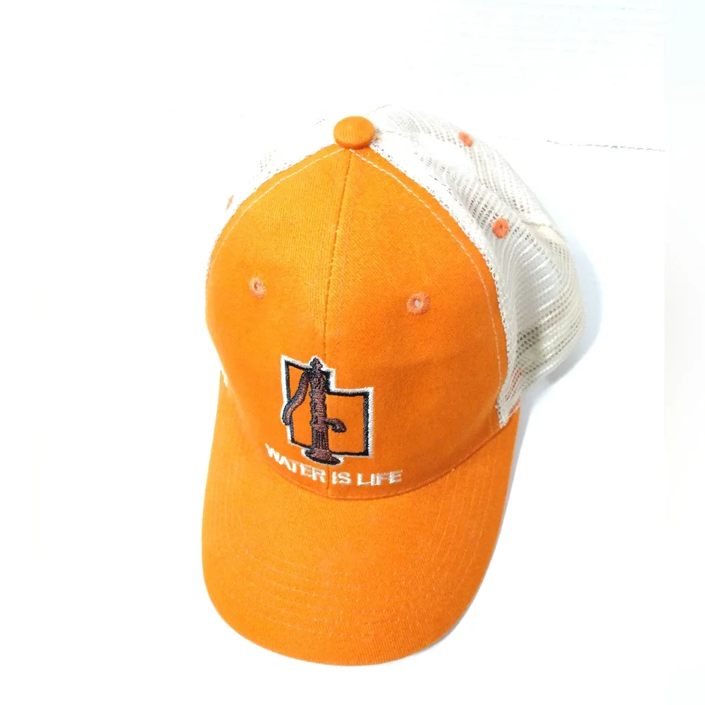 Water is Life Hat Ball Cap Rural Water Utah Grassroots Adjustable Mesh Back OS